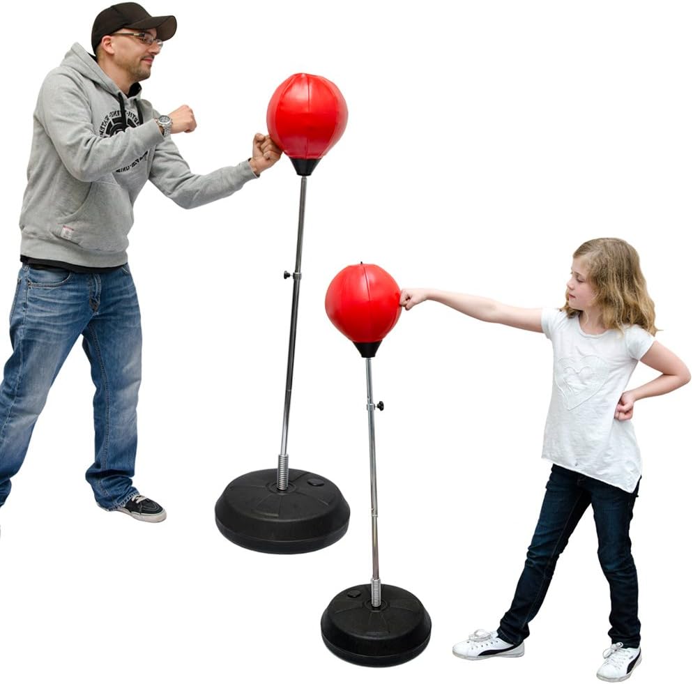 Free Standing Junior Punch Ball | adjustable in height 150cm | Stand for Punching Bag | incl Pump | 2 different models