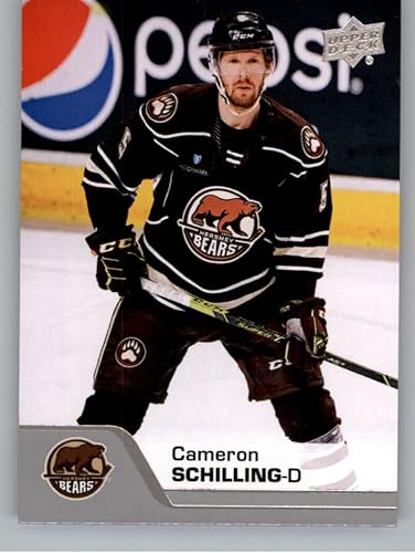 2020-21 Upper Deck AHL #124 Cameron Schilling Hershey Bears Official American Hockey League UD Trading Card (Stock Photo, card is straight from Pack