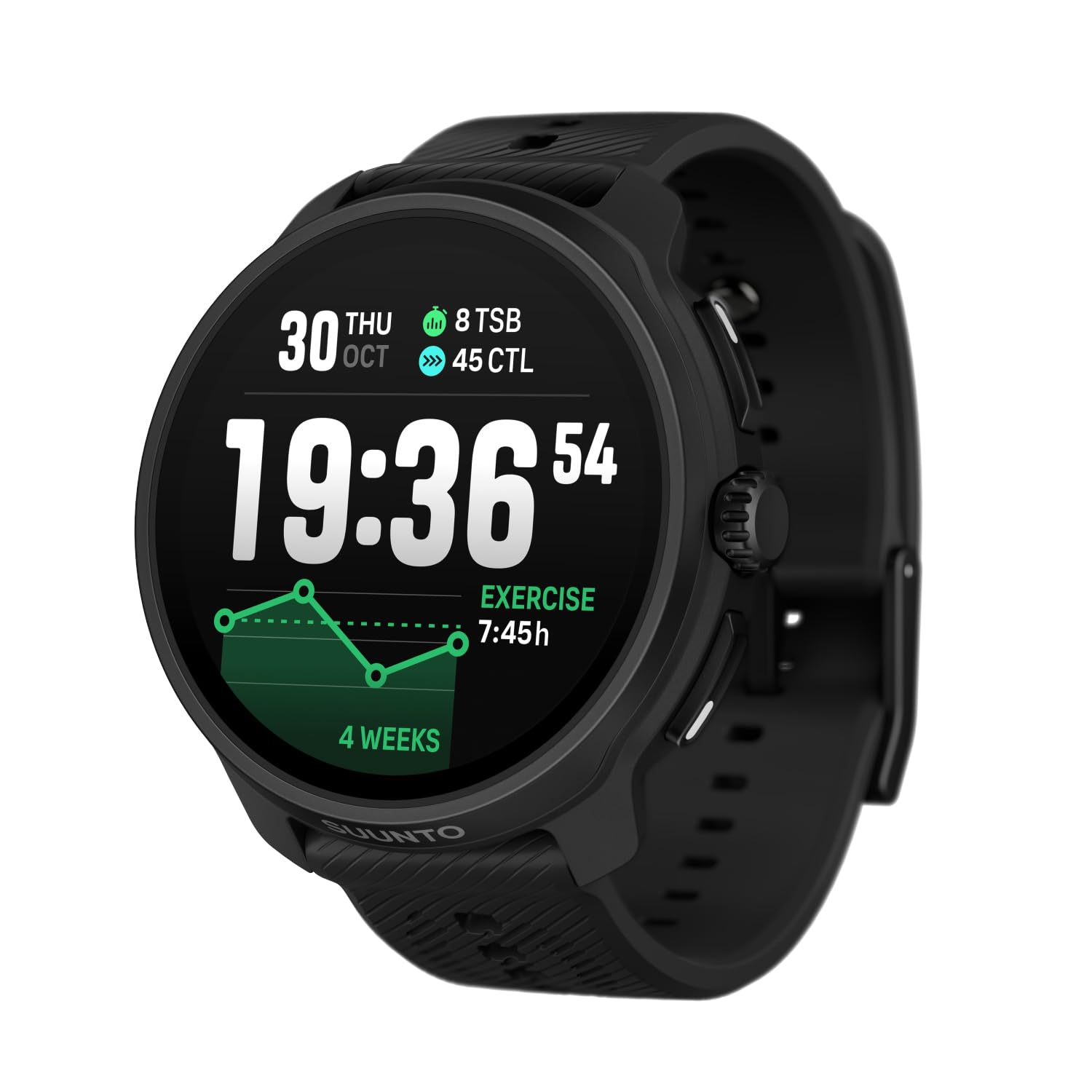SUUNTO Race 2 GPS Sports Watch, All Black