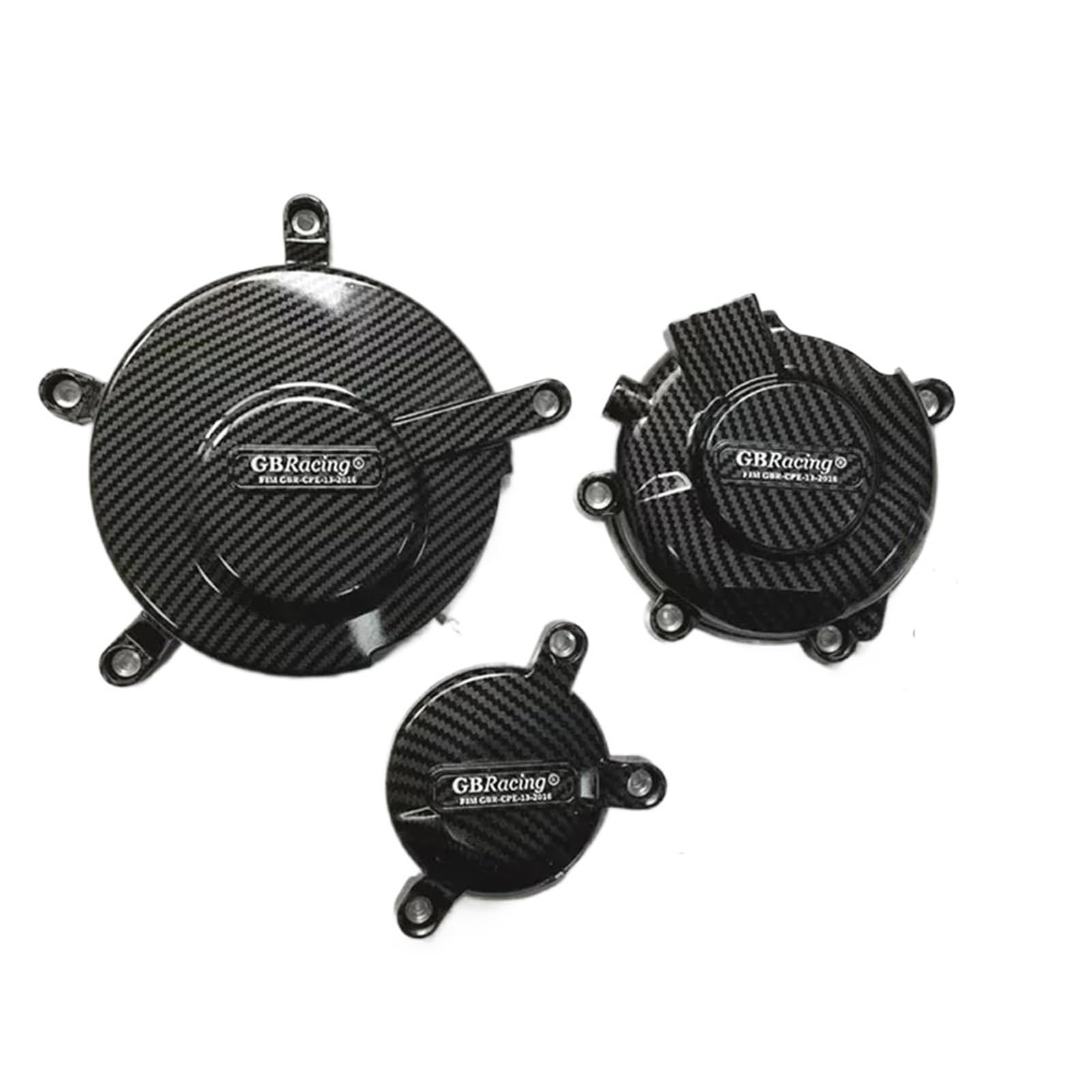 Engine Timing Part Covers Falling Protection for Suzuki GSXR600 GSXR750 GSXR 600 750 2006-2024 K6-L5 Motorcycle Engine Cover Engine Hood Engine Stator Covers(Carbon Look)