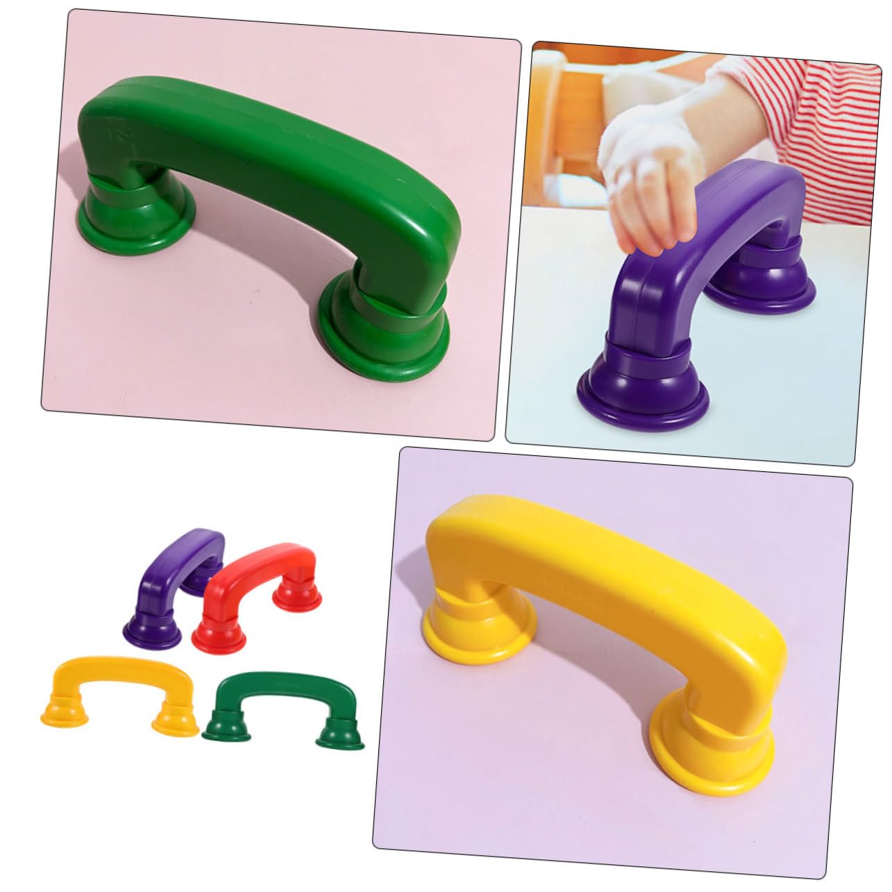 Teléfono Susurrante para Niños 8 Piezas de Plástico Abs Resistente y Colorido, Juguete Educativo para Desarrollar Manos y Cerebro en Cumpleaños o Vida Diaria