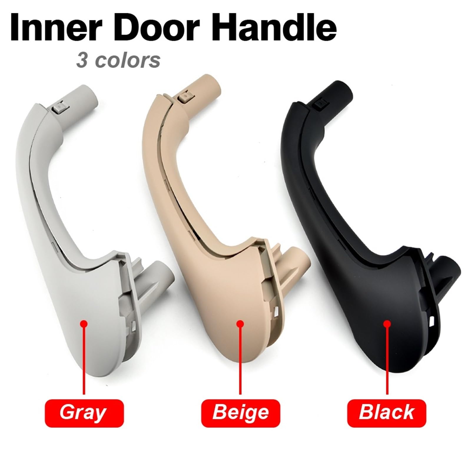 Auto Maniglia Interna Porta Per Benz W203 C230 C240 ​​C280 C32 C320 C350 C55 2000-2007 Car Interior Door Pull Maniglia Set (Misurare : Grey-2PCS)