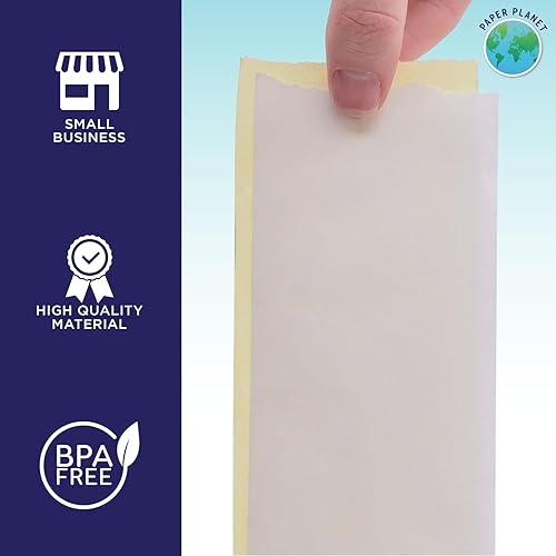 Miniatura 7 de Paper Planet - Papel autocopiativo de 2 capas blancoamarillo para impresora de cocina tostada 18 rollos TKP300 SNBC BTP-M300