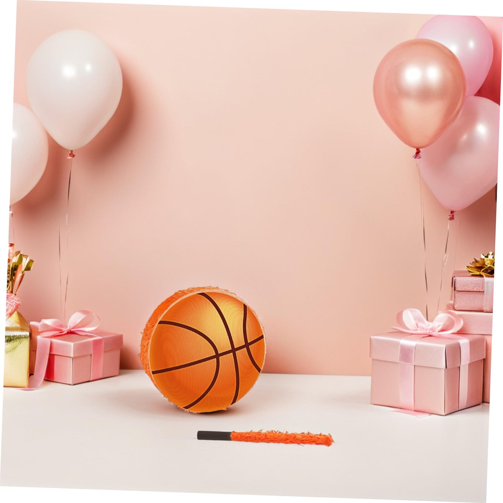 Naranja Piñata Baloncesto de Papel de Cumpleaños Infantil
