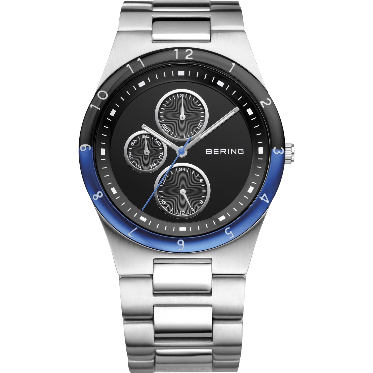 Bering Time Men's Analogue Watch 39mm Silver