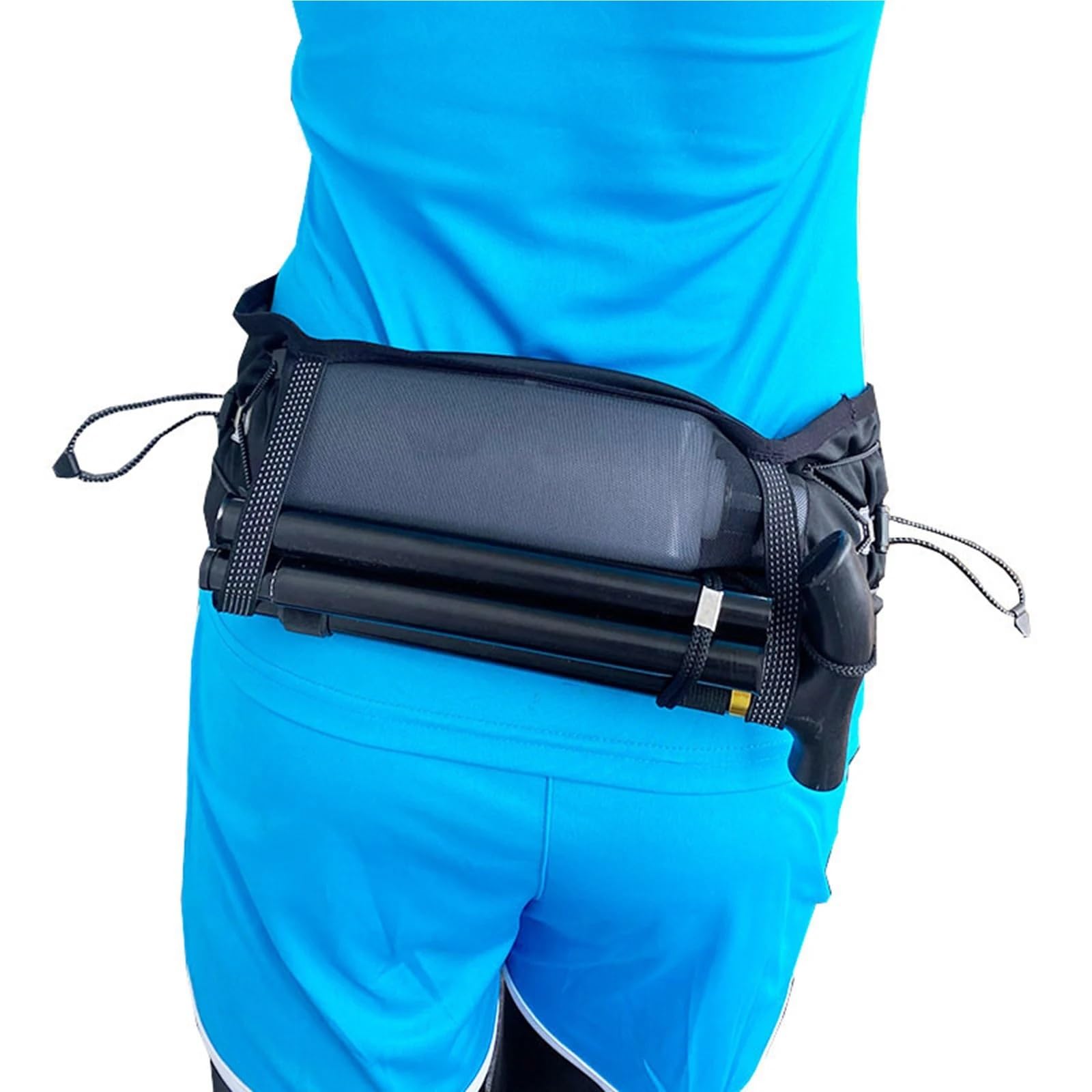 Cinturón for Correr, Ajuste cómodo, Transpirable, Almacenamiento portátil, riñonera for a la Moda, Bolsa for Deportes de Acampada, Fitness, Ciclismo, Gimnasio para Trotar(M)