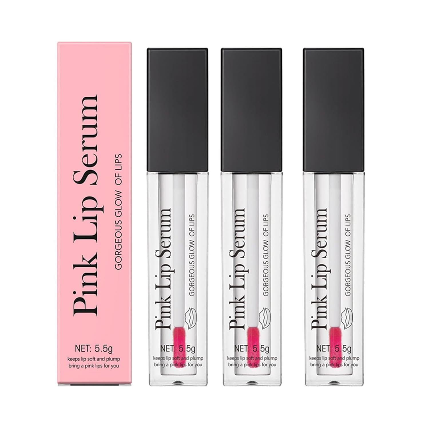 Serum Plumper and Gloss Colour Changing Red – Moisturizing Lip Oil with Beautiful Glow for Women
