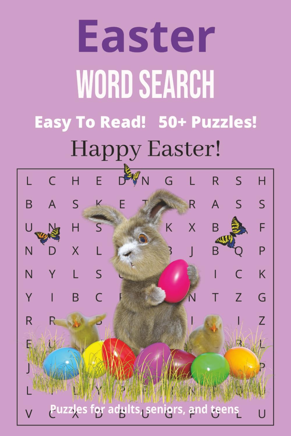 Easter Word Search Puzzle Book: Word Searches with East to Read Print about Easter, Easter Eggs, Bunnies and more; 6x9 inches; 110 pages; 50 + ... Traveling, Holidays and Leisure Time