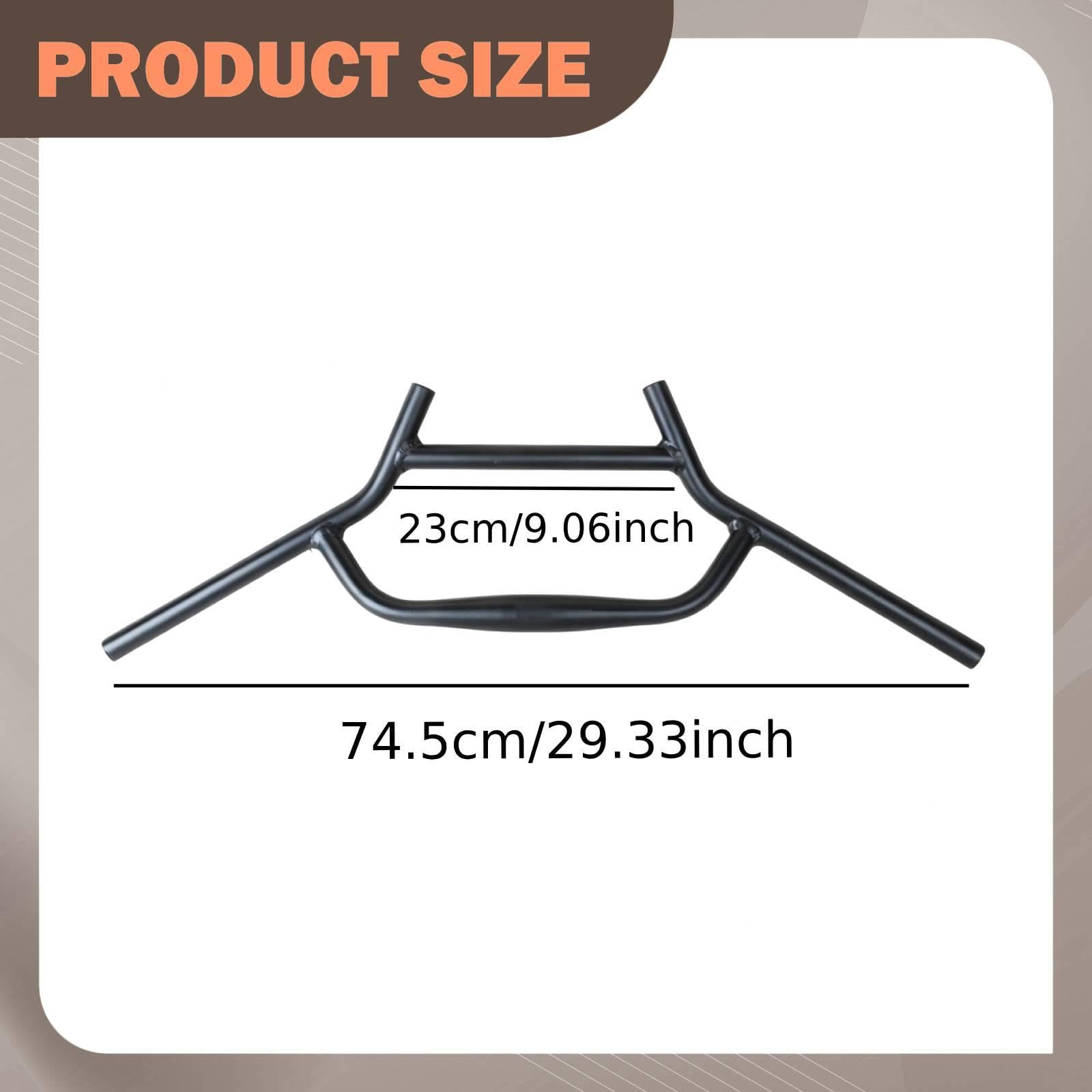 Guidon vélo Gravel, Accessoires Guidon légers en Alliage d'aluminium 22 mm diamètre pour Le Shopping en Plein air