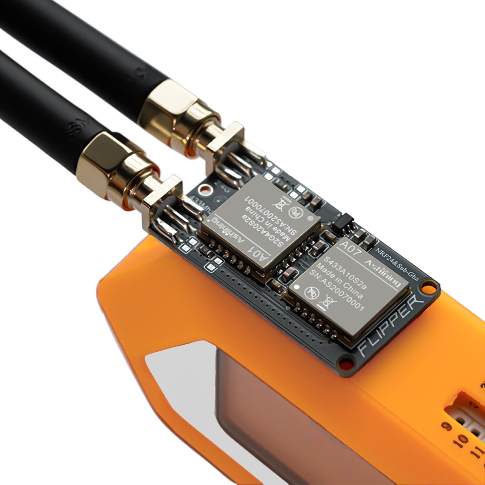 Flipper Zero 2-in-1 RF Devboard, Ultra-Compact NRF24 + CC1101 Wireless Module, 2.4GHz & 433MHz, High Performance, Auto-Switch, Plug & Play