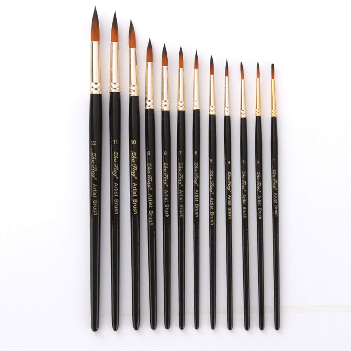 Pinceau D'artiste Avec Logo Personnalisé Pinceaux D'aquarelle De Voyage Pour La