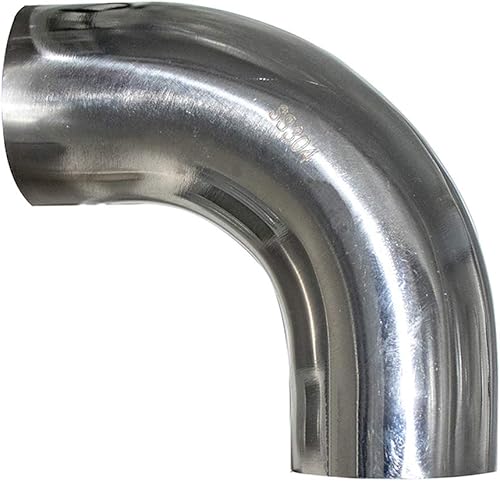 Miniatura 8 de Codo de flexión de mandril de acero inoxidable de 4 pulgadas, 90 grados, pared de 14 GA.078 pulgadas, pata de 1.5 pulgadas, tubería de codo de