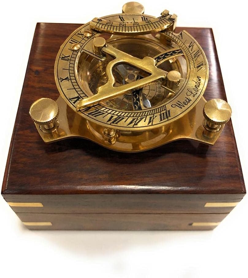 Sundial Compass Solid Brass Sun Dial