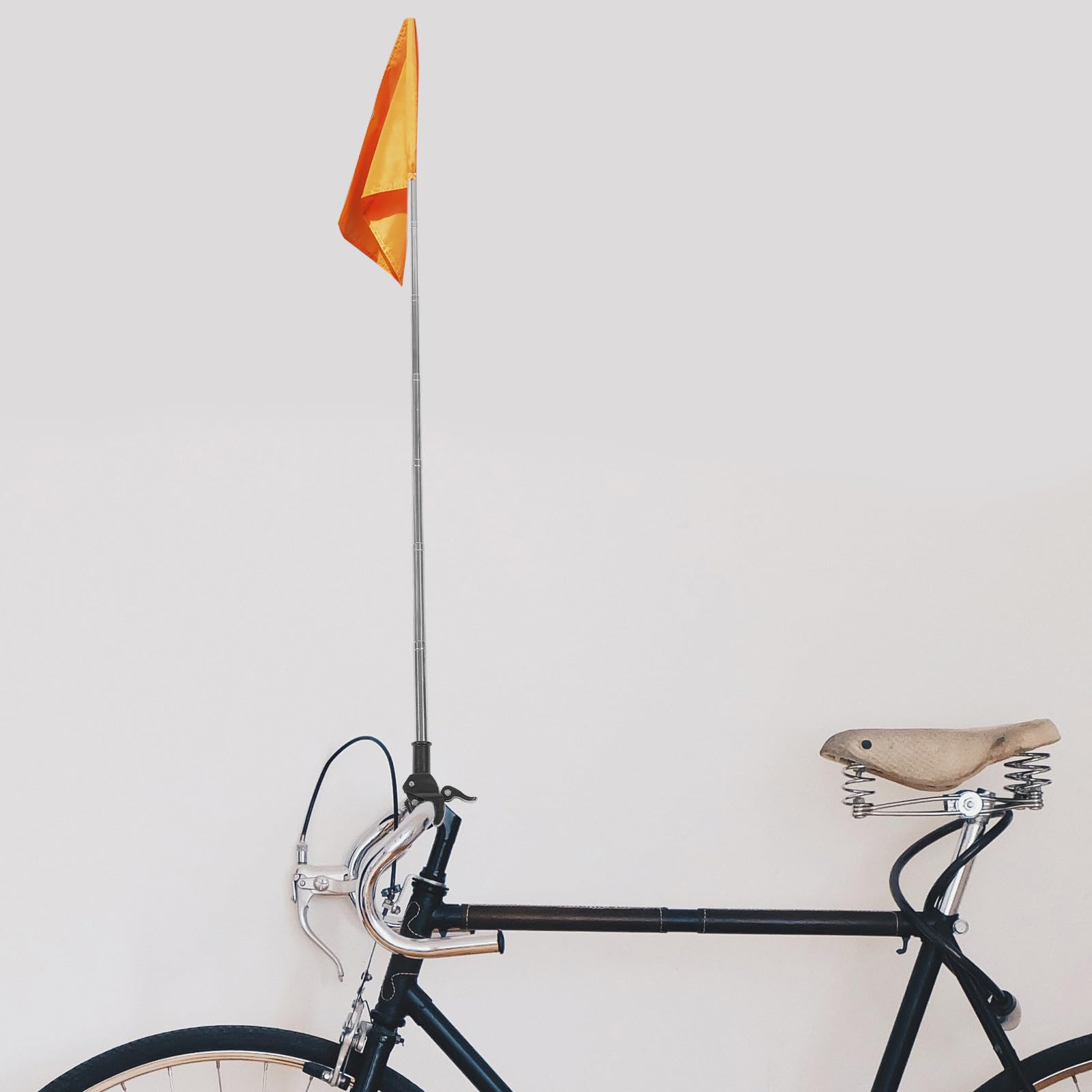 Tofficu Fahnenmasthalterung für Fuchsschwanz Fahrrad aus Edelstahl und Kunststoff Starker Fahnenmasthalter für Auto zur Befestigung von Fahnen im Außenbereich