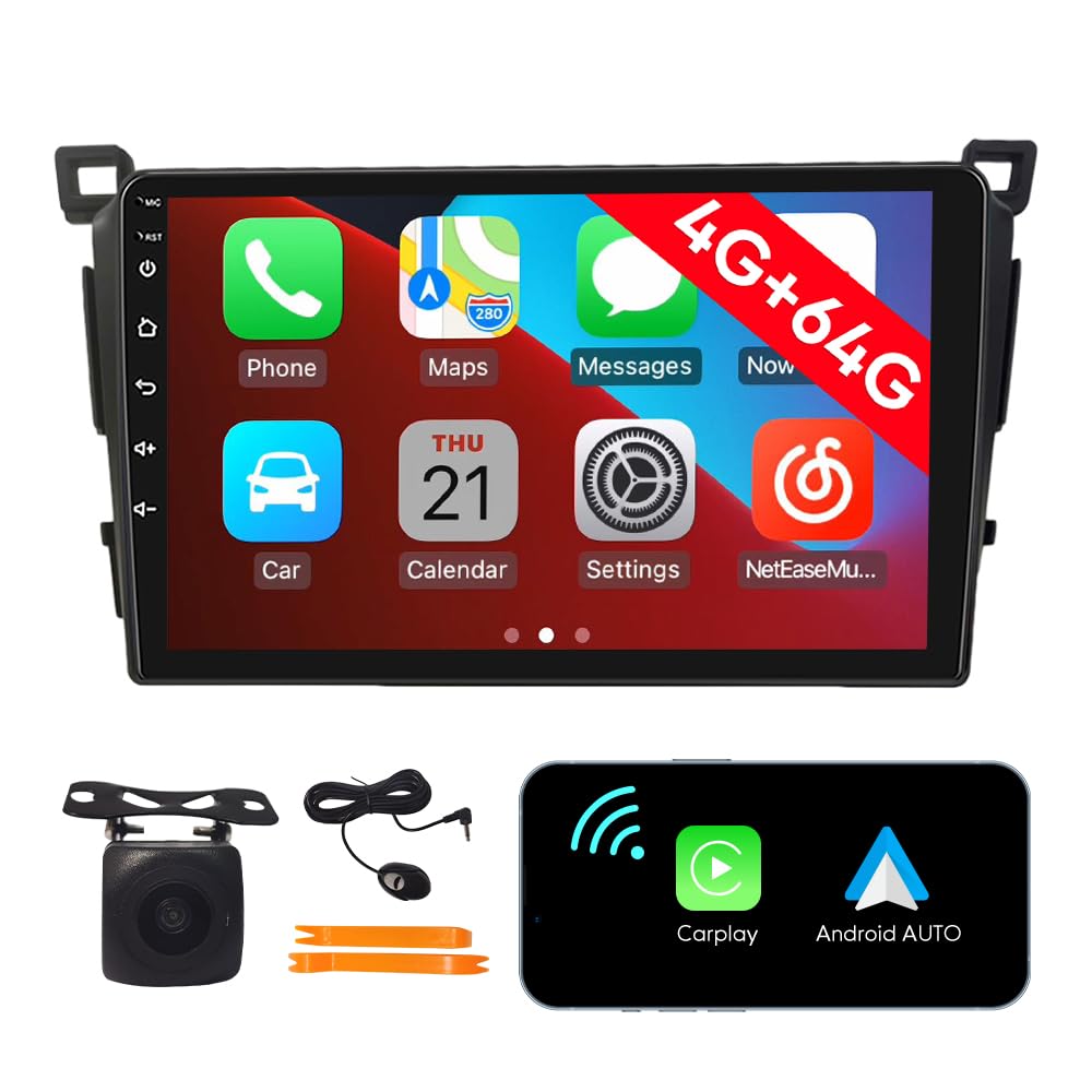 [4G 64G] Android Car Stereo FM Radio Carplay Android Auto 9