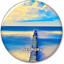 Germany Groynes Beach Fridge Magnet Decorative Magnet Bottle Opener Tourist City Travel Souvenir Collection Gift Strong Refrigerator Sticker