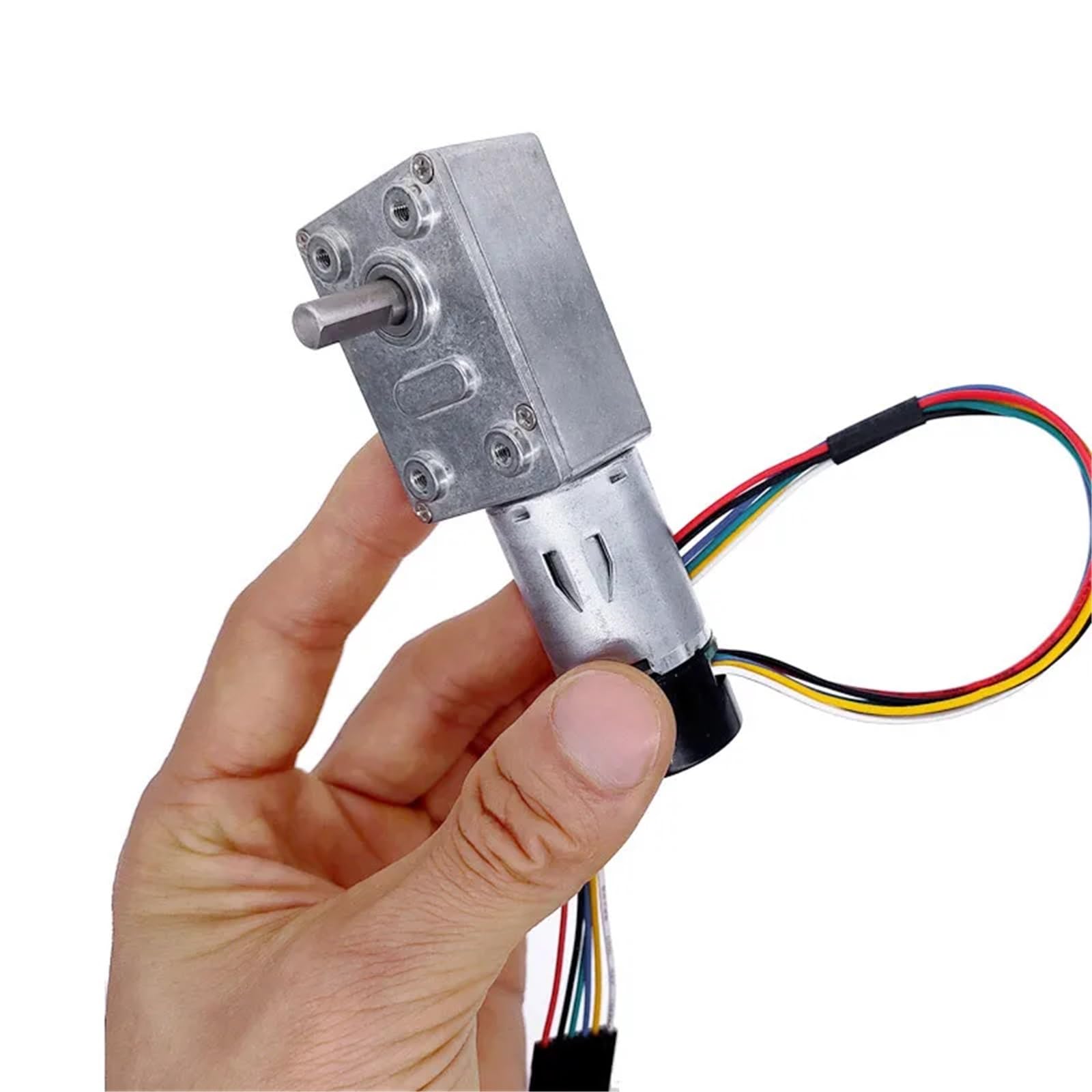 ZGY370EC Gleichstrommotor mit Hallengeber, 11PPR, JGY370, Encode, DC 12 V, Schneckengetriebemotor, hohes Drehmoment, 5–200 U/min