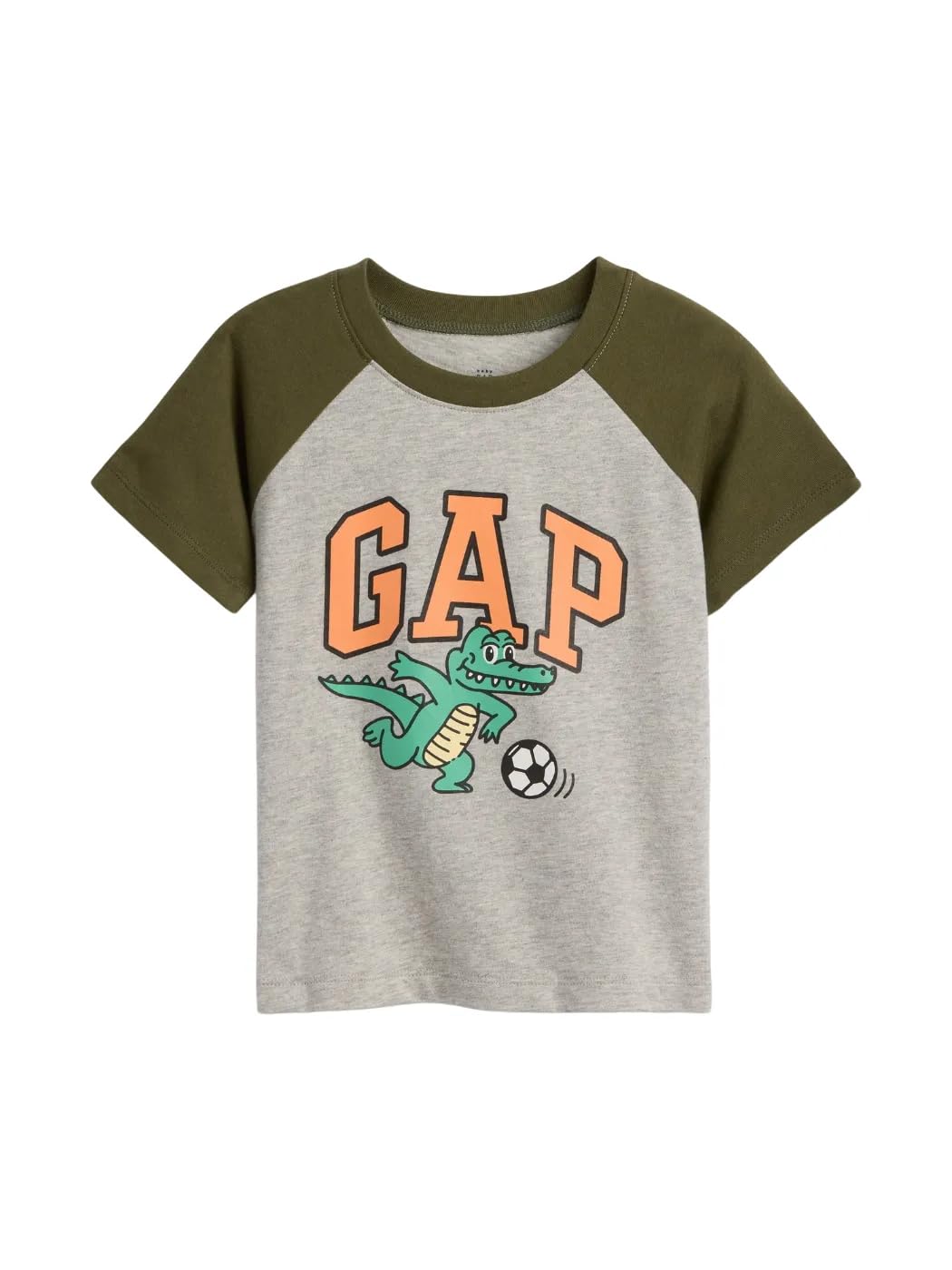 Gap Baby Boys' Short Sleeve Raglan Logo Tee