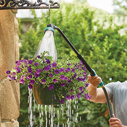 Gilmour 820522-1001 Heavy Duty Swivel Connect Extended Watering Wand, 34 Inch Aqua, Black #TOP4