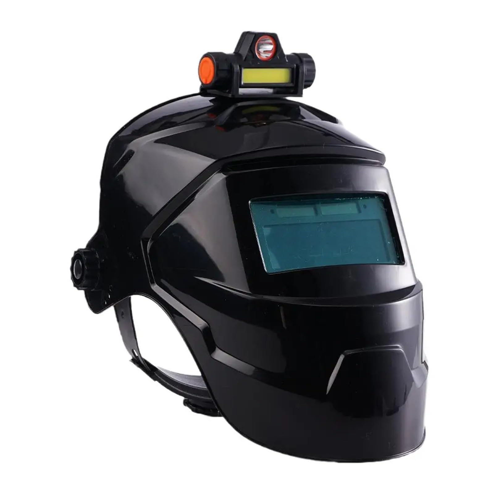 Welding Supplies Welding Helmet Welder Mask with Rechargeable Headlight Automatic Dimming Electric Welding Mask for Arc Weld Grind Cut Process(Groen)