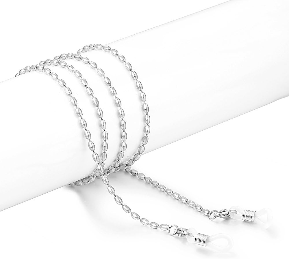 HALF CRESCEN Glasses Chain, Mask Chain Necklace Holder lanyard for Women, Stylish Eyeglass Chain Sunglass Holder Strap