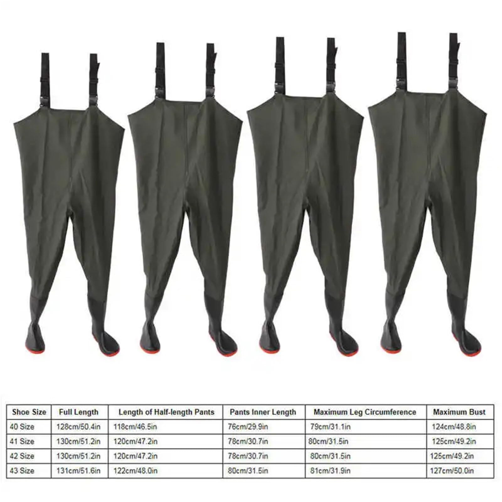 Trampolieri da Pesca Trampolieri Traspiranti Calza Impermeabile Pantaloni da trampoliere da Fiume for Uomini e Donne Attrezzatura da Pesca per Pesca E Caccia(41)