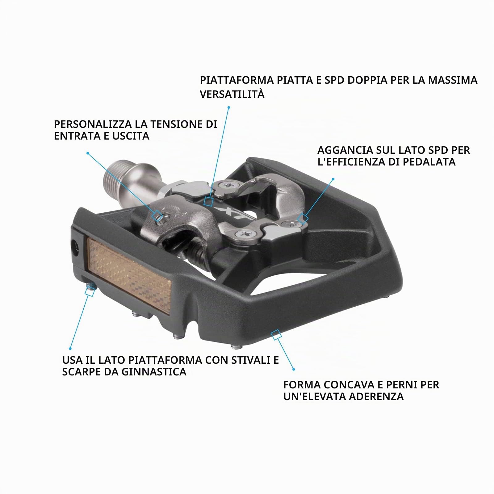 Shimano Pedali XT T8000 SPD