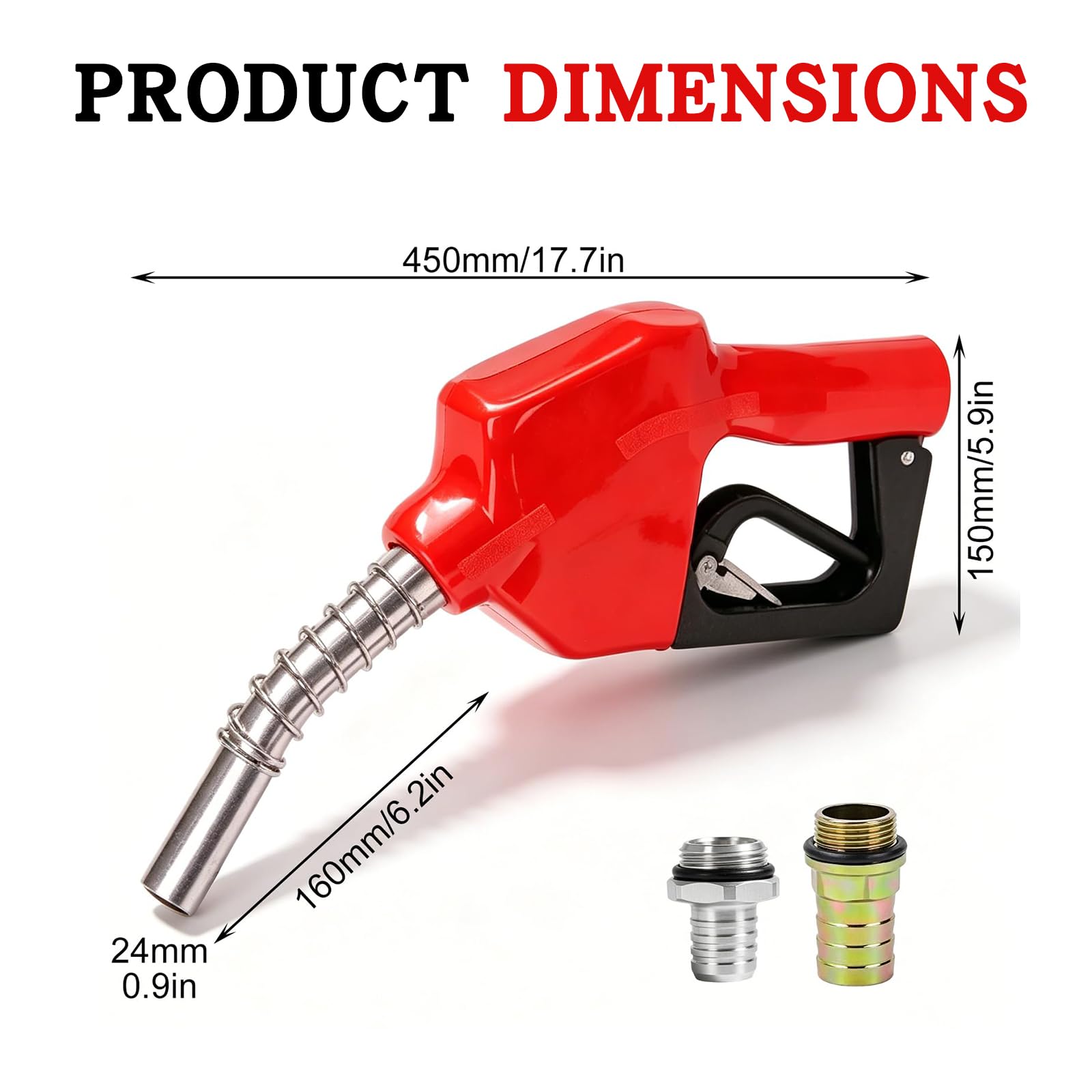 Pistolet do automatycznej dystrybucji oleju napędowego 3/4", pistolety dozujące z automatycznym systemem wyłączania, pistolet samochodowy z pompą oleju napędowego/paliwa, pompą olejową do ssania oleju