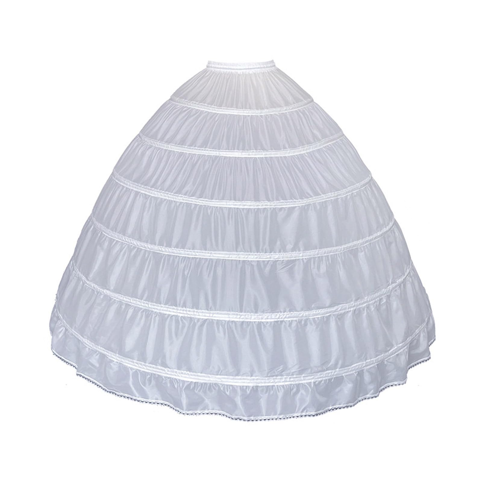 Jupon de mariage pliable avec 6 cerceaux structurés bouffants pour robes de bal, robes de fête, accessoires de robe formelle, robe de mariée, crinoline