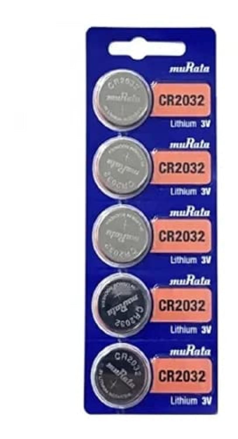 Murata Sony CR2032 Lithium 3v Battery/ 5 Pack