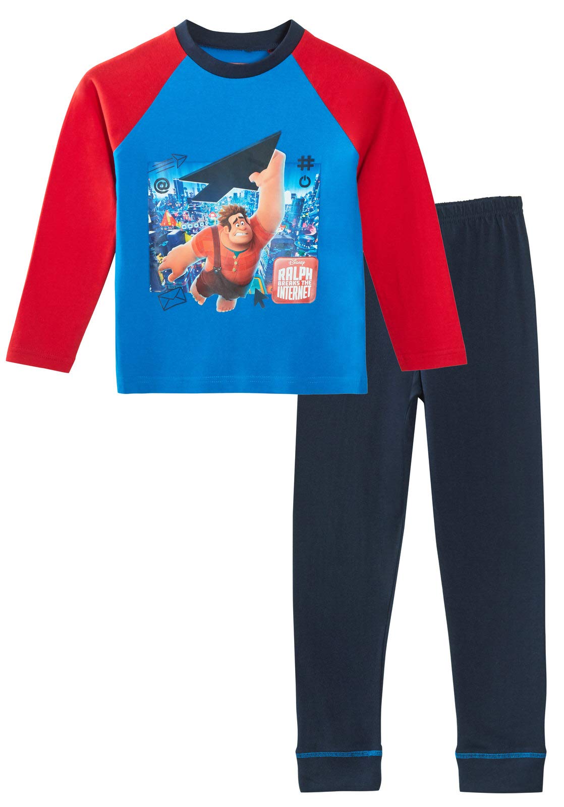 Disney Wreck It Ralph 2 Boys Long Pyjamas Girls Full Length Pjs Nightwear