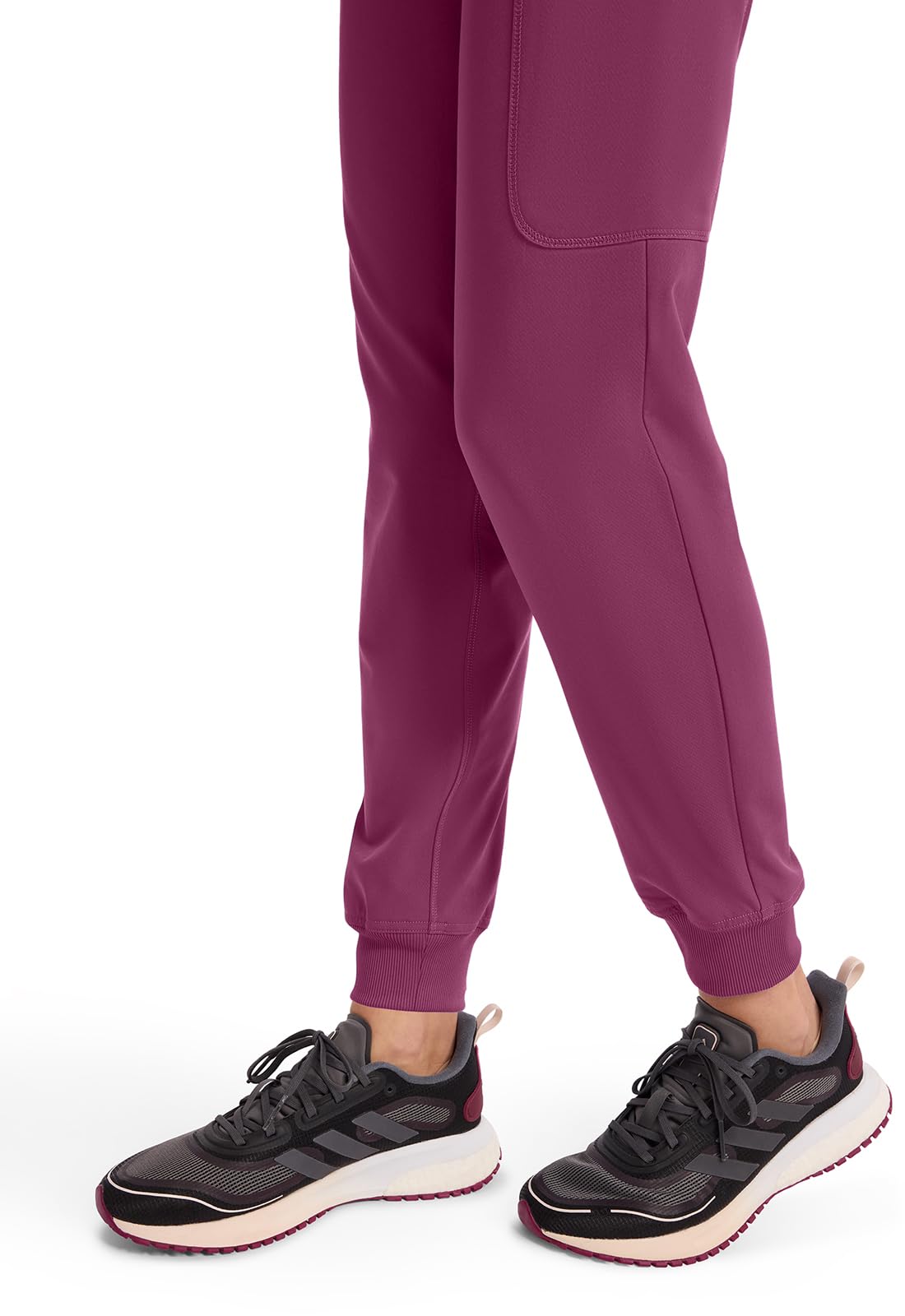 Dickies Dynamix DK185 - Pantalón quirúrgico para mujer, tiro natural, pierna cónica, pantalón deportivo