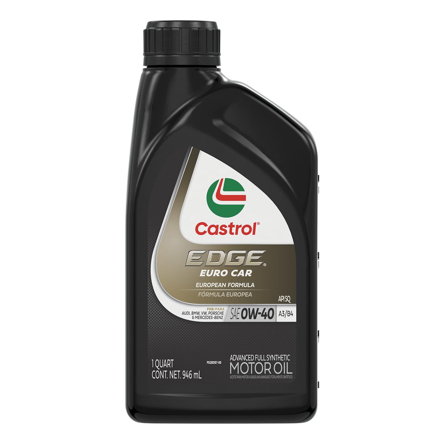 Amazon.com: Castrol Edge Euro 0W-40 A3/B4 Advanced Full Synthetic