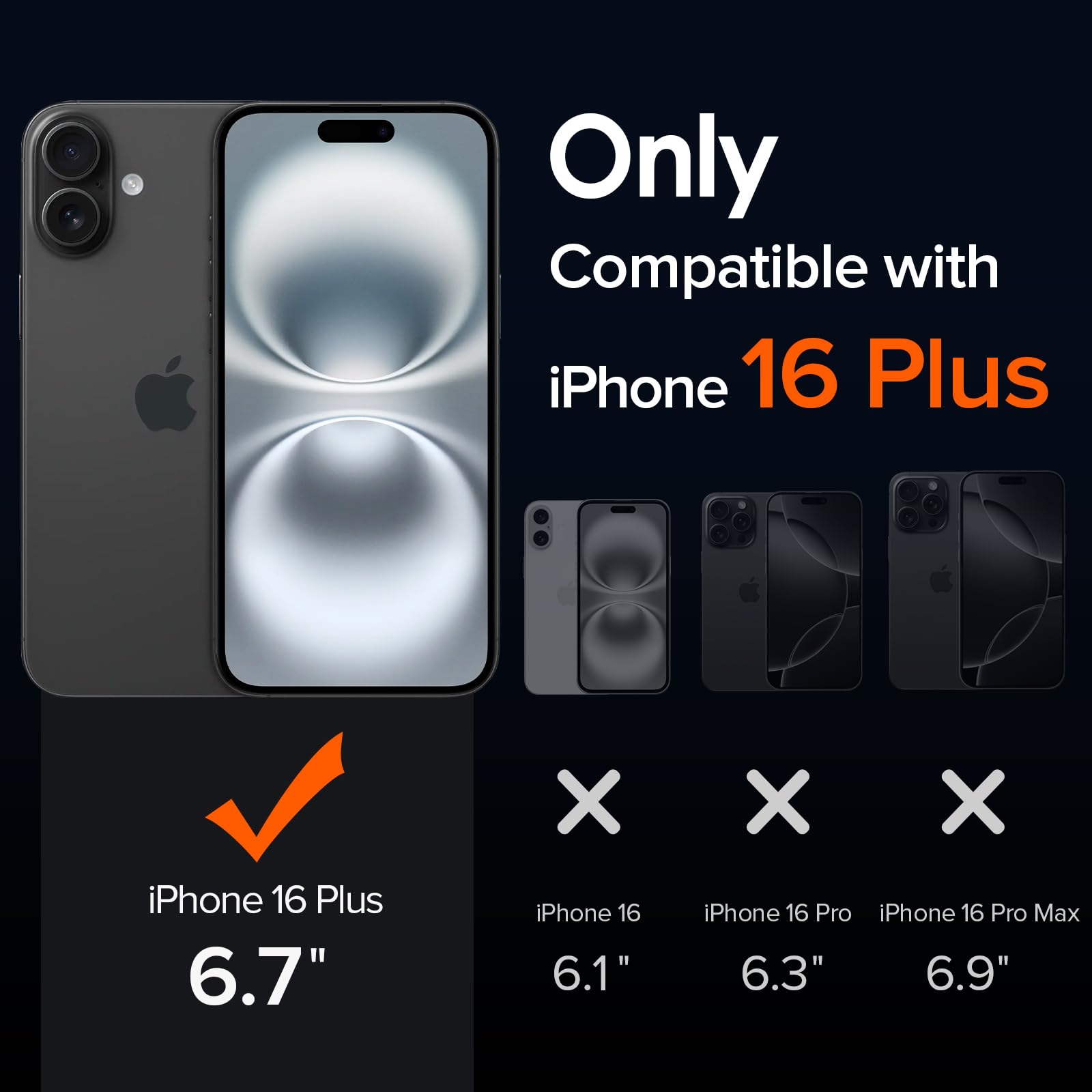 iVoler Cover Magnetica per iPhone 16 Plus, [Compatibile con MagSafe] [Protezione Antiurto di Grado Militare] Custodia Traslucida Opaca Posteriore Sottile Silicone Protettiva Case