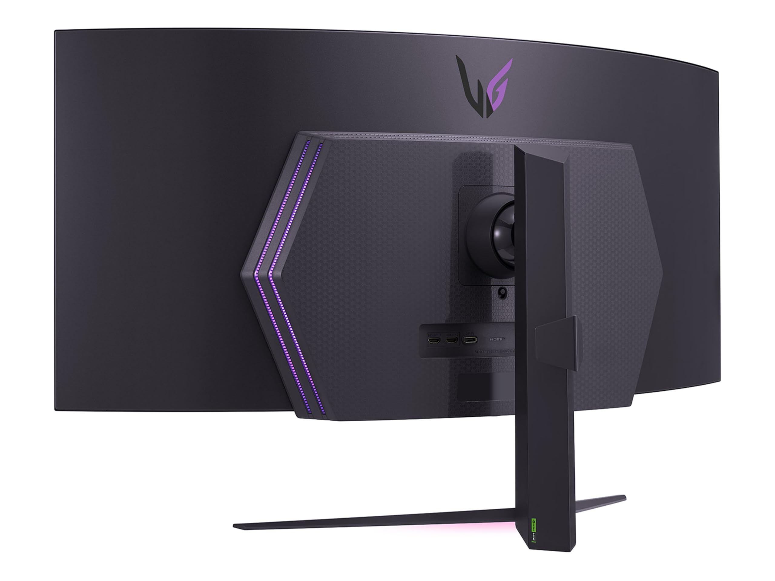 LG UltraGear™ 45GS96QB-B 45" Gaming PC Display - Panel OLED o rozdzielczości QHD, (3440x1440), 0,03 ms GtG 240Hz, DisplayHDR™ True Black 400, DCI-P3 98.5%, AMD FreeSync Premium Pro, NVIDIA G-Sync,