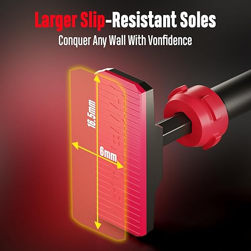 Miniatura 3 de FitBeast Barra de dominadas para puerta, barra de dominadas de entrenamiento de fuerza sin tornillos, barra de barbilla con mecanismo de bloqueo de