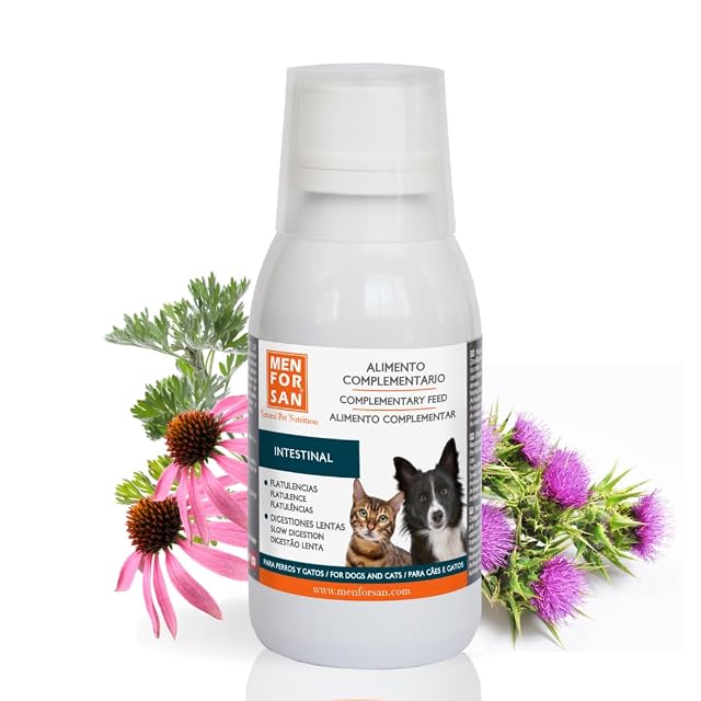 MENFORSAN Alimento Complementario Líquido para Perros y Gatos con Problemas Intestinales