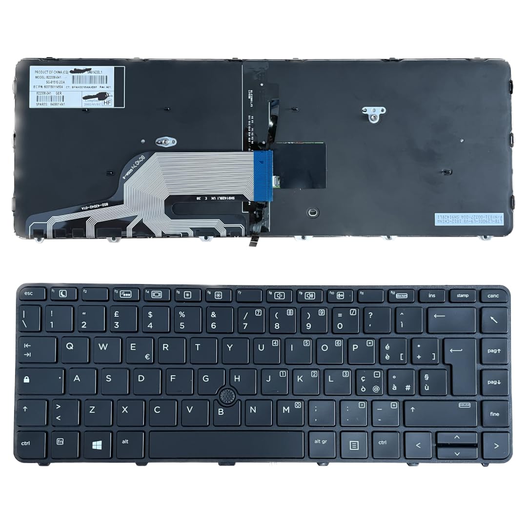 Tastiera Italiana per Notebook HP PROBOOK 640 G2 / 640 G3 / 645 G2 / 645 G3