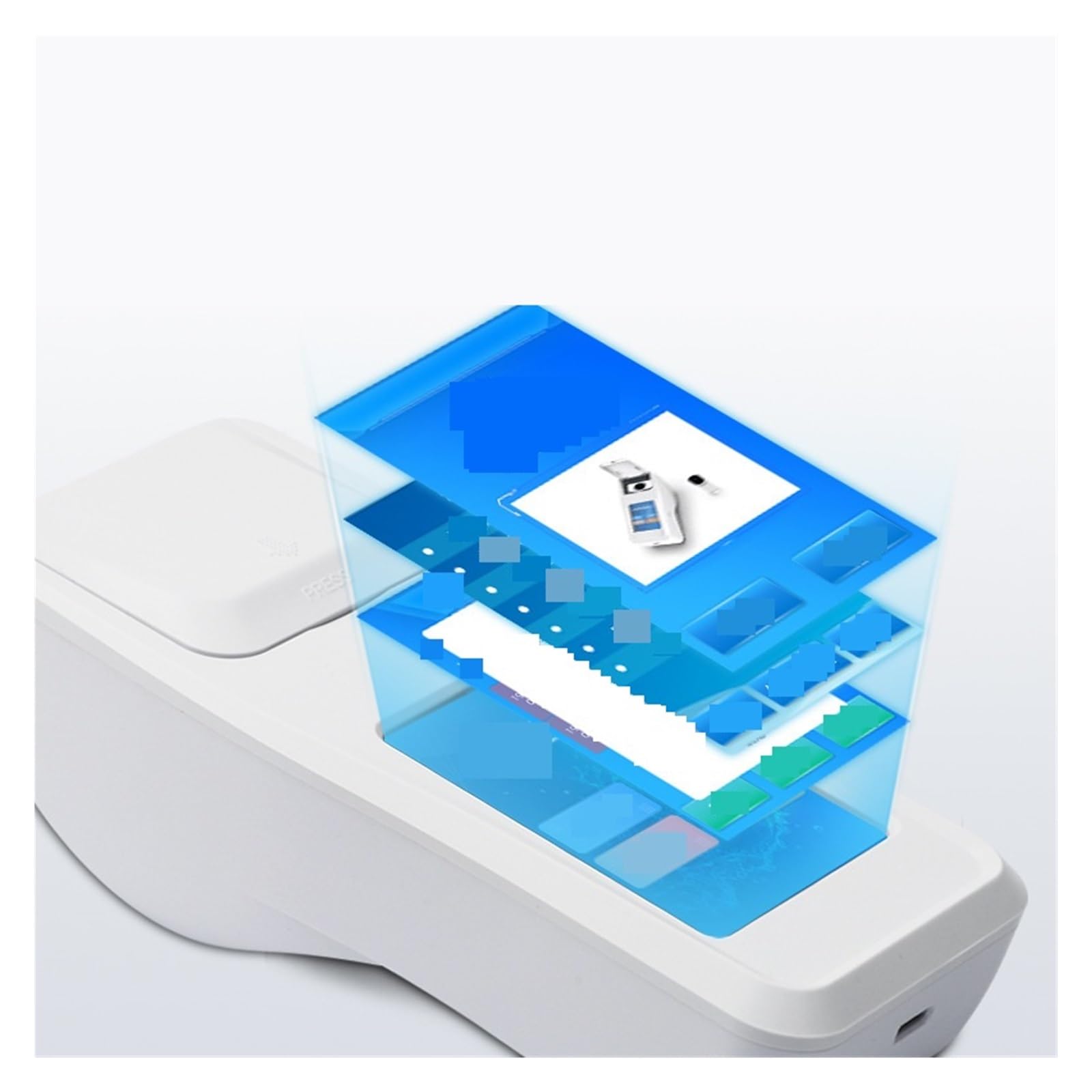 Rilevatore Di Cloro Residuo Biossido Totale Tester Efficace Colorimetro Strumenti Analitici For Impianti Acquatici Ospedalieri Accurate Easy To Read(Ozone Tester)