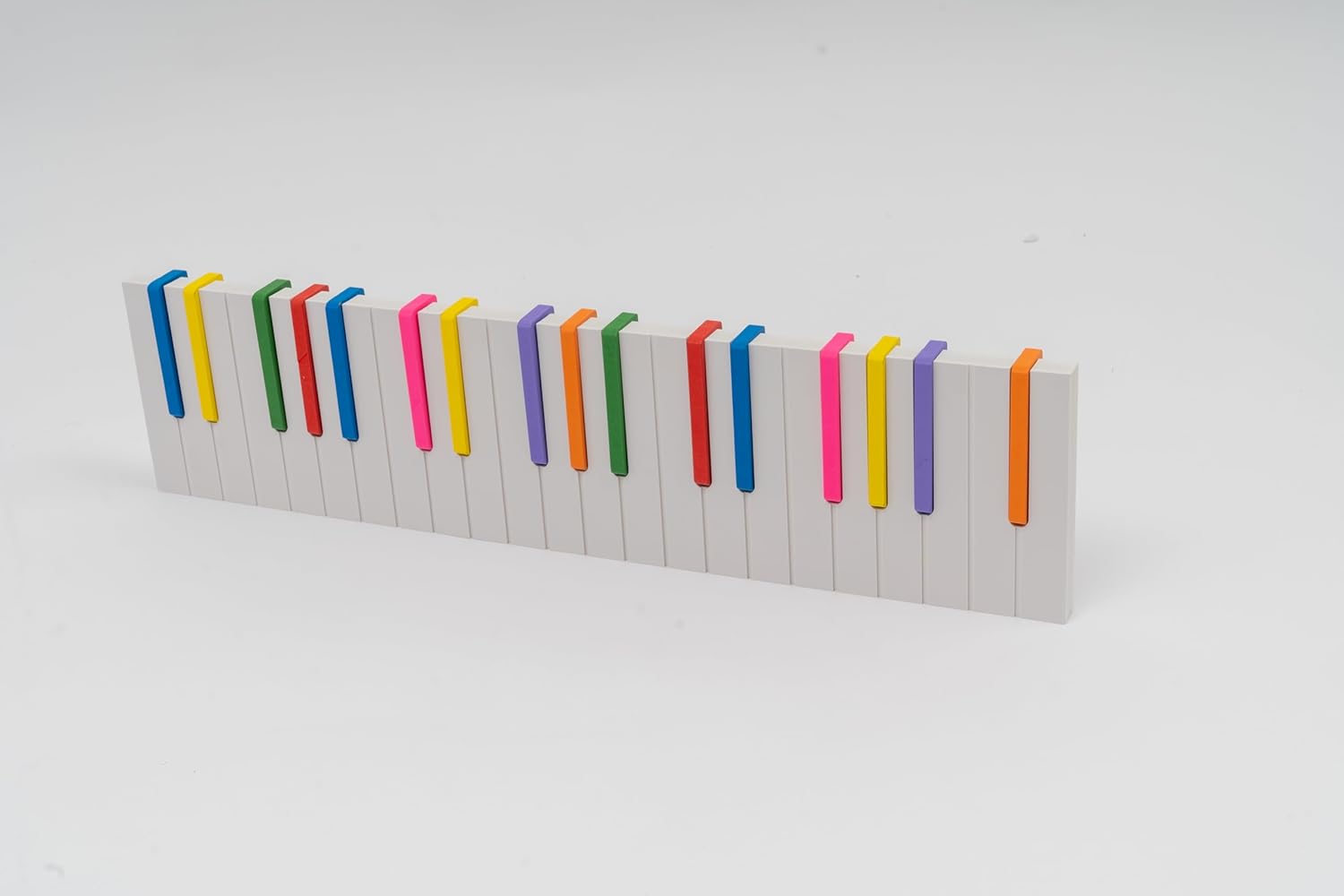 Hook - 16-Hook Color 60cm Strong Adhesive Hook | no Trace, no Drilling, Bathroom and Kitchen Wall Storage and Organization Hook Row