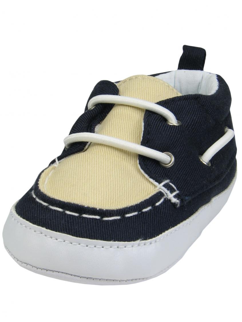 Baby Boy Navy Boat Shoes by Goldbug