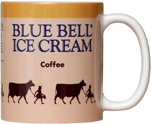 Blue Bell - Taza de gres helado (café)