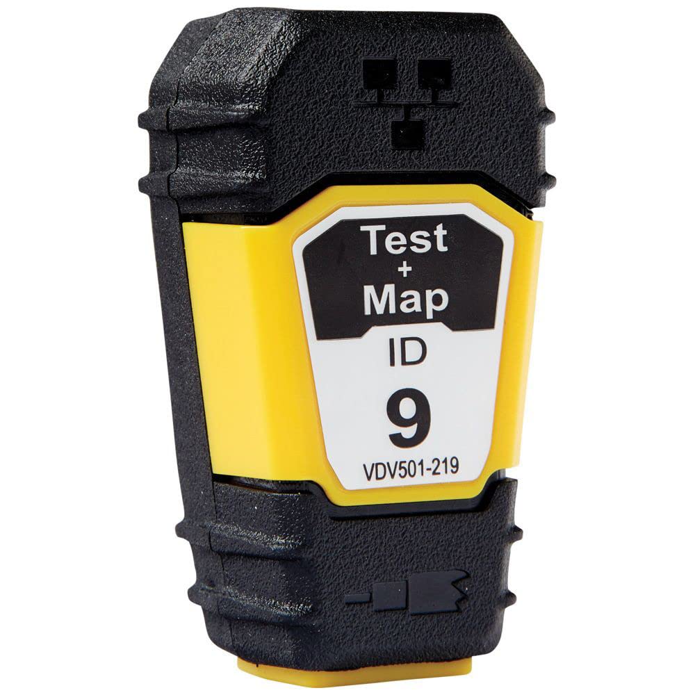 Klein Tools VDV501-219 Cable Tester Remote, Test + Map Remote #9 for Klein Tools Scout Pro 3 Cable Tester