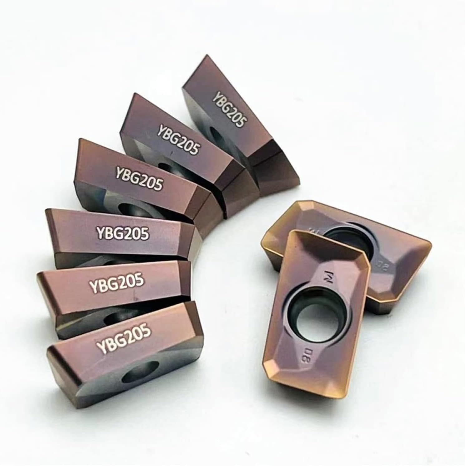 APMT1135 APMT160408 CNC Lathe Tungsten Steel Carbide Alloy Cutting Tools Milling Inserts Cutter for face Side APMT 1135(APMT1135PDER YBG205)