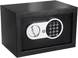 Cofre Digital Combinação Eletrônica e Chave 30x20x20 Forkis