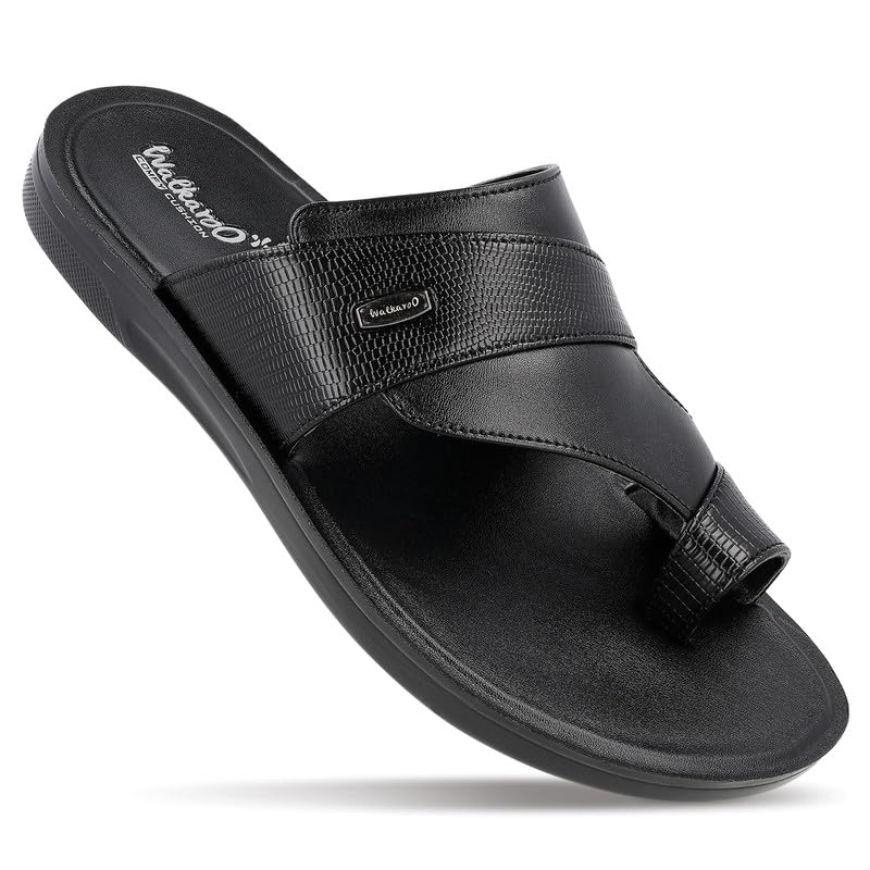 WALKAROO PLUS Soft Cushion Sandals For Men|Lightweight and Comfortable|WE1340 - Black (B0D6MZSXFC) Amazon Price History, Amazon Price Tracker