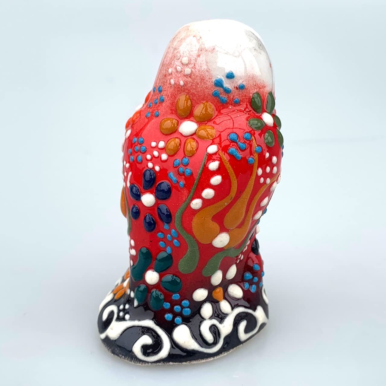 Amazon.co.jp: トルコ陶器 トルコ雑貨 ふくろう置物 フクロウ 梟