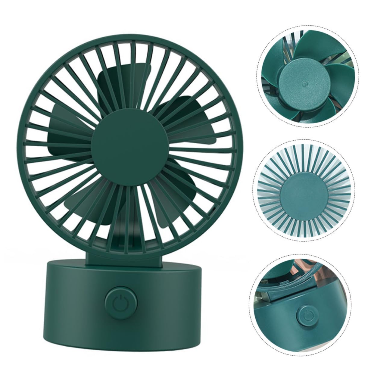 2pezzi Ventilatore Usb Portatile Scrivania Regolabili Mini Ventilatore Silenzioso e