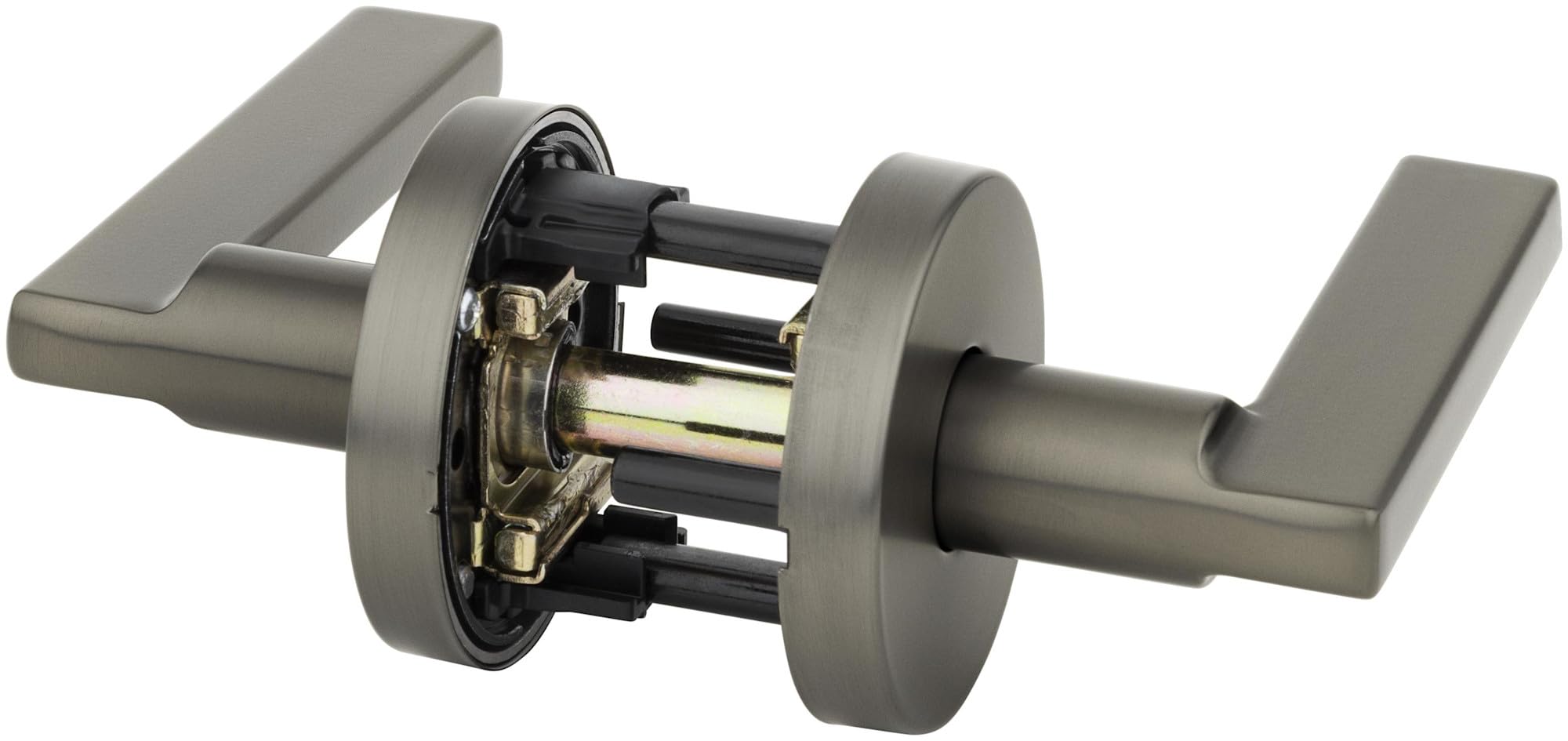 Kwikset 720HFLRDT-11P Halifax Lever with Round Rose Passage Door