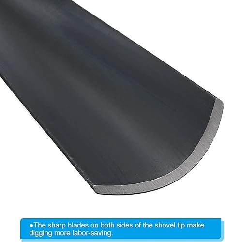 Miniatura 5 de PATIKIL Paleta de jardín de plantación de 12 pulgadas, paquete de 2 paletas de raíz, pala de mano de jardín, herramientas de jardinería para trabajo